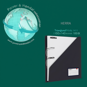 HERMA Triangular <b>Pockets</b> 1411 140x140mm 100 Pack File <b>Folder</b> Accessories - Product Image 3