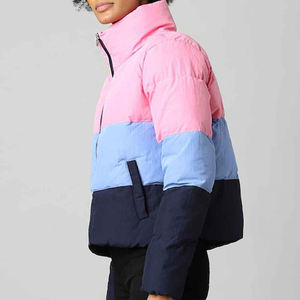 Chaqueta acolchada deportiva de tendencia superior, abrigo informal a la moda con cremallera, ropa de calle, chaqueta con soporte de punto de algodón para invierno con logotipo personalizado - Product Image 4