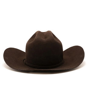 Sombrero Vaquero Occidental de Cuero Duradero - Estilo Country Clásico, Ajustable, Unisex, para Viajes, Fiestas y Actividades al Aire Libre - Product Image 3