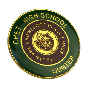 หมุดป้ายแบบกำหนดเอง,เข็มติดปกโลหะสำหรับโรงเรียนมัธยมปลายวิทยาลัยของขวัญสำเร็จการศึกษา - Product Image 5