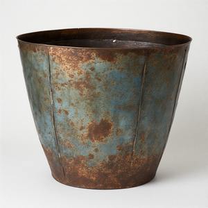 Maceta decorativa de Metal BronzeHaven con acabado de pátina antigua envejecida para jardín doméstico maceta de Metal antiguo para uso decorativo - Product Image 5