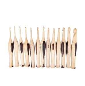 Crochets en bois faits à la main organisateur artisanat fournitures de couture stockage crochets de différentes tailles - Product Image 5