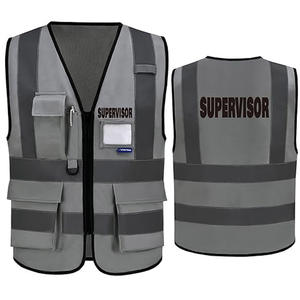 Gilet de sécurité fabriqué dans les meilleurs matériaux à bas prix Service OEM personnalisé Gilet de sécurité de style dernier cri - Product Image 2