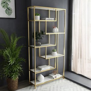 Handmade <b>Rustic</b> <b>Wood</b> and Iron Display <b>Shelf</b> for Living Room Decor KTB68101 - Product Image 2