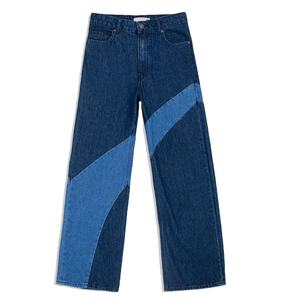 Jeans à jambes larges, OEM, export, vêtements décontractés, bas, produits pour le commerce international, avec un tissu solide et une coupe facile - Product Image 3