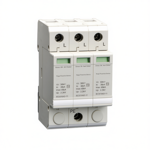 Supresor de Sobretensiones Trifásico 3P 10KA Máx. IEC61643 Dispositivo de Protección 11 - Product Image 2