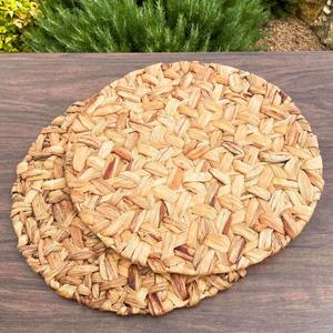 <b>Woven</b> Round Water Hyacinth <b>Placemat</b> Eco friendly products Made in Vietnam Table decoration <b>Woven</b> <b>Placemat</b> Wholesale - Product Image 2