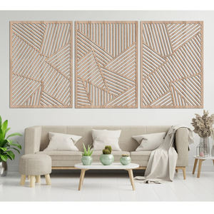 Arte de pared con aspecto de montaña de diseño único hecho a mano indio para decoración de pared del hogar MDF corte láser diseño personalizado elegante los mejores precios - Product Image 4