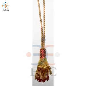 Accesorios para espadas: Cordones dorados para espadas, portaequipajes para espadas ceremoniales de rangos superiores, bayonetas de espada de oro, accesorios para espadas Troddel. Fabricación. - Product Image 2