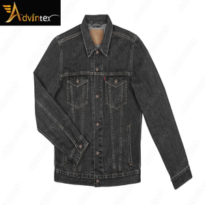 Blouson de moto en denim Advintex pour homme, à capuche, 100 % coton, respirant, coupe-vent, écologique, avec logo frontal - Product Image 6