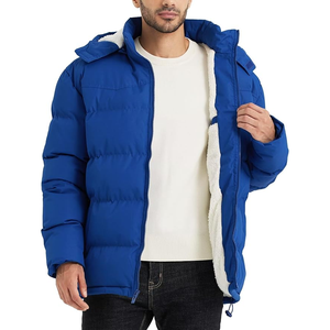 Abrigo hinchado, chaqueta acolchada cálida repelente al agua para hombre, chaqueta acolchada ligera empacable para hombre, chaqueta acolchada con aislamiento de invierno - Product Image 1