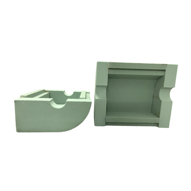 Light Green Color Heat Cold Insulation Materials Pipe And Fittings