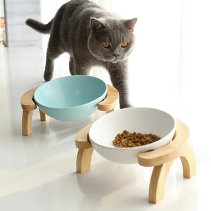Customizable natural wood holder for pet food <b>bowl</b> dog feeding station wooden <b>stand</b> from Vietnam - Product Image 5