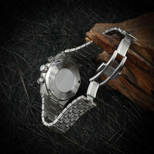 Personalizado Lujoso Sparkling VVS Leb Grown Diamond Reloj Hecho a mano Totalmente Iced Out Diamond Hip Hop Relojes Precio al por mayor - Product Image 2