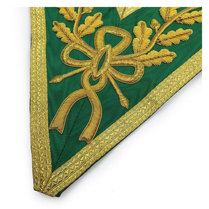 Venta al por mayor personalizado Masonic Regalia Past Grand Master Blue Lodge Delantal-Bordado a mano de oro - Product Image 2