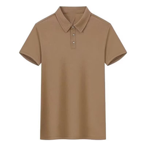 Camiseta Polo de Manga Corta con Cuello Solapa, Estilo Sin Costuras, Color Sólido, Secado Rápido, Diseño de Logotipo Personalizado OEM, Comercio Exterior, Verano - Product Image 5