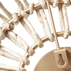 ประติมากรรมศิลปะผนังโลหะแบบโมเดิร์นที่ไม่เหมือนใครสำหรับบ้านห้องนั่งเล่นห้องนอนเหล็กตกแต่งด้วยมือสำเนียง - Product Image 2