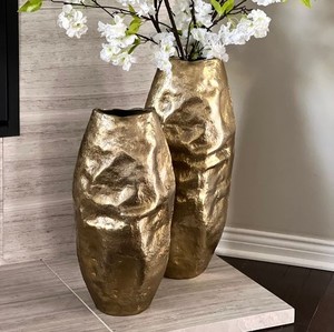 Iron Metal Black Antique Decorative <b>Set</b> of <b>3</b> Flower <b>Vase</b> Premium Quality Best Selling Home Decor and Wedding Decor - Product Image 2