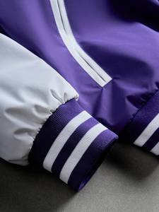 เสื้อแจ็คเก็ตบอมเบอร์ทรงหลวม ผ้าขนสัตว์รักษ์โลก สไตล์วินเทจ คอตั้ง สีพื้น สำหรับฤดูหนาว ปักโลโก้ด้านหน้าได้ตามต้องการ สำหรับทุกเพศ - Product Image 6