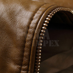 Venta caliente Hombres Ropa Chaqueta de cuero Nueva moda Hombres Chaqueta de cuero a prueba de viento - Product Image 5