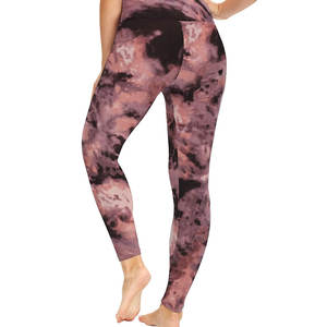 Leggings de Yoga Casuales para Mujer, Tallas Grandes, Sublimación Completa Personalizada, Cintura Media, Logotipo Personalizado, Transpirables, Diseño Único, Venta al Por Mayor - Product Image 3