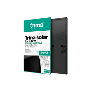Panel Solar Monocristalino Bifacial Trina Solar 430W TOPCon All Black Diamond - Product Image 2