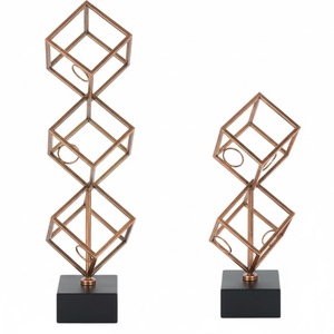 Porte-bouteilles de vin mural en métal plaqué or rose pour la décoration de la cuisine et de la table, support de rangement pour le vin - Product Image 5