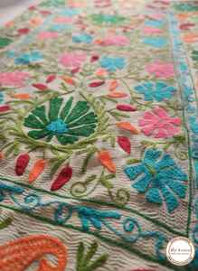 Colchas Kantha Vintage Bordadas Suzani 100% Algodón Hechas a Mano para Uso en el Hogar y Hoteles Precio al por Mayor - Product Image 3