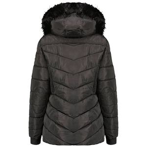 Chaqueta Parka Acolchada con Capucha de Piel, Puños Elásticos, Duradera, para Hombre, Elegante, Suave, Cálida, Cómoda, con Cremallera, Resistente al Viento - Product Image 2