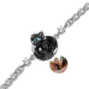 Pulsera de Plata de Ley con Proyección de Fotos Personalizada Jeulia - Product Image 2