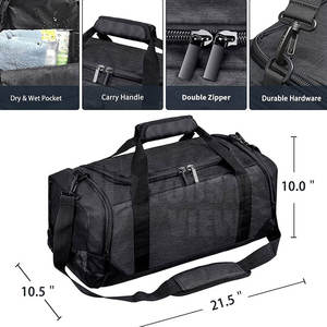 Idéal pour les voyages d'affaires et les activités de fitness Sacs de sport Sac de voyage multifonctionnel avec port de charge USB - Product Image 4