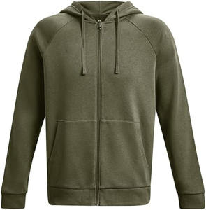 Olive green <b>zip</b>-up <b>hoodie</b> and jogger set with drawstring hood, front <b>pockets</b>, and elastic cuffs for a cozy and casual fit. - Product Image 6