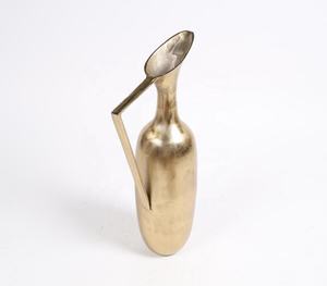 แจกันอะลูมิเนียมโทนสีทองทำจากอะลูมิเนียม MOQ ต่ำ - Product Image 1