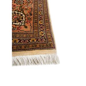 Tapis en laine noué à la main Aalam, motif médaillon rouge-orange, kilim abstrait fait main pour la maison, 9x12 rectangulaire, idéal pour adolescents, entrée et couloir - Product Image 4