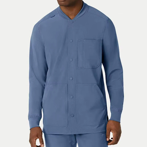 Nuevo estilo uniforme hombres Scrubs conjuntos moda elegante Scrubs venta al por mayor personalizado médico enfermera uniforme manga corta para hombres - Product Image 1