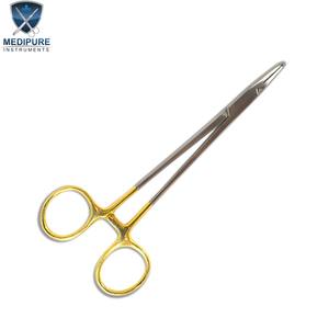 High Quality Crile Wood Needle Holder Stainless Steel <b>Surgical</b> <b>Instrument</b> Tungsten Carbide Jaws Precision Grip Durable Design - Product Image 2