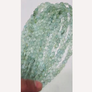 Voir l'offre 12 Brins de Naturel Aigue-Marine Ovale Lisse Perles 1644 Ct Lot Iroc Ventes 16 Pouces Longueur Vert Aigue-Marine Pierres Précieuses Perles - Product Image 3