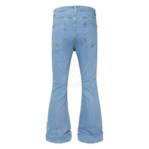 กางเกงทรงบานสำหรับผู้ชายมีสไตล์ ผ้าเนื้อนุ่มสบาย เหมาะสำหรับสวมใส่ลำลอง แฟชั่นสตรีท ท่องเที่ยว และชุดประจำวัน - Product Image 2