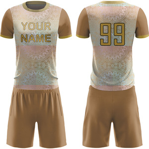 ชุดฟุตบอลสำหรับผู้ชายเครื่องแบบป้องกันริ้วรอยชุดฟุตบอลน้ำหนักเบาระบายอากาศได้ดีปรับได้ - Product Image 1