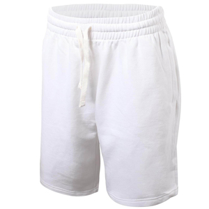 Wholesale Plain Streetwear Drawstring Blank Heavy Thick French Terry Cotton Jogger <b>Shorts</b> <b>Men</b> Cotton <b>Fleece</b> Sweat <b>Shorts</b> - Product Image 3
