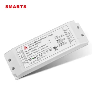 Controlador LED de 38W, 45W, límite de carga, triac, regulable, 12V, 24V