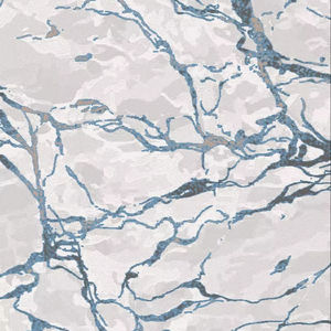 Alfombra Adiva Moderna para Sala de Estar, Fabricada a Máquina, de Poliéster, Resistente a las Manchas, con Patrón de Rompecabezas, de Pelo Alto y Felpudo - Product Image 5