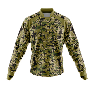 T-shirt de Paintball en polyester 100% de qualité supérieure à manches longues, Sublimation entièrement personnalisée, durable et léger - Product Image 5