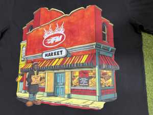 Camiseta de Fiesta para Hombre, Cuello Redondo, Corte Regular, Diseño Vintage con Lavado Ácido, Impresión DTG, Parche Desgastado, Nueva Llegada, Mejor Calidad - Product Image 6