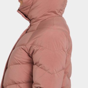 Chaqueta acolchada de algodón de invierno a la moda para mujer, chaqueta de lluvia estampada de manga larga al por mayor para niñas y damas - Product Image 3