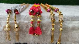 Wholesale Indian <b>Dandiya</b> <b>Stick</b> <b>Dandiya</b> Navratri <b>Dandiya</b>,Indian <b>Dandiya</b>, Wedding Favour and Decor Gujrati <b>Dandiya</b> with Tassels - Product Image 5