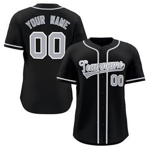 Proveedor de camisetas de béisbol Tamaño personalizado Envío mundial MOQ bajo Precio directo de fábrica Calidad garantizada Detalles de tela Premium - Product Image 4