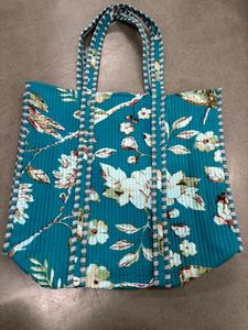 กระเป๋าผ้าฝ้ายทำด้วยมือใบใหญ่ลายดอกไม้สำหรับผู้หญิงเครื่องประดับแฟชั่นสำหรับฤดูร้อนของขวัญพิมพ์ลายดอกไม้ที่สวยงามสำหรับเธอ - Product Image 4