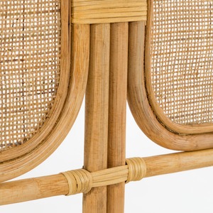 Cama de casa moderna con cabecero de pared de ratán al por mayor, muebles de dormitorio tradicionales hechos en Vietnam - Product Image 3