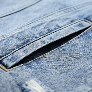 Người Đàn Ông Của Heavyweight Thoáng Khí Cổ Điển Áo Mới Nhất Hot Bán Mùa Đông Thời Trang Denim Áo Khoác Với Mô Hình Ngụy Trang - Product Image 2